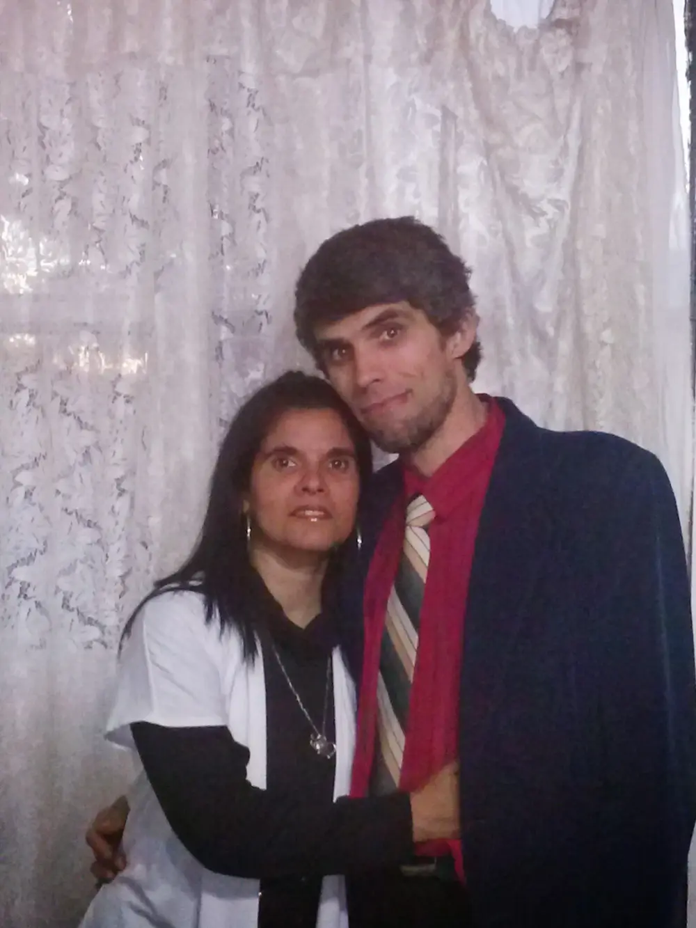 Leonardo Rodríguez y su esposa Isabella